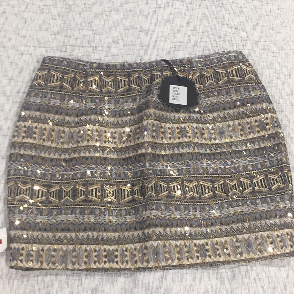 Red Dress boutique Shiny Night Club Party Skirt